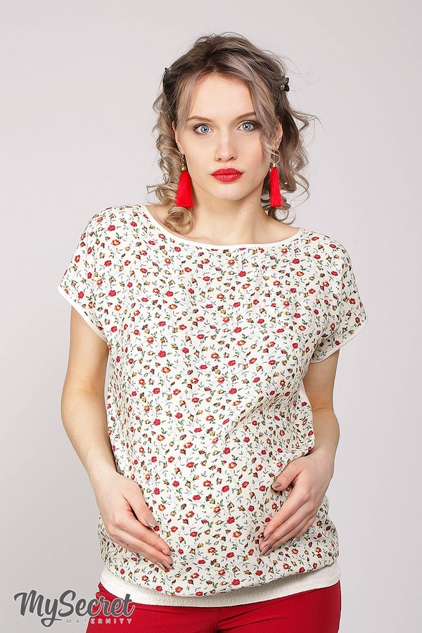 Блузи, сорочки Блузка для годування в стилі oversize MIRRA, Юла Мама