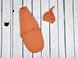 Пелюшки-кокони Євро пелюшка на липучках з шапочкою Merely, карамельна, MagBaby Фото №2