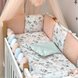 Постелька Комплект постельного белья в кроватку Happy night Bamby с бабочками, 6 элементов, Маленькая Соня Фото №7