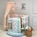 Постелька Комплект постельного белья в кроватку Happy night Bamby с бабочками, 6 элементов, Маленькая Соня Фото №3