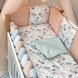 Постільна білизна Комплект постільної білизни в ліжечко Happy night Bamby з метеликами, 6 елементів, Маленька Соня Фото №10