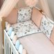 Постільна білизна Комплект постільної білизни в ліжечко Happy night Bamby з метеликами, 6 елементів, Маленька Соня Фото №5