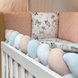 Постелька Комплект постельного белья в кроватку Happy night Bamby с бабочками, 6 элементов, Маленькая Соня Фото №9