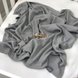 Одеяла и пледы Плед вязаный Рогожка серый, Маленькая Соня Фото №3