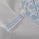 Одежда на крестины Рубашка для крещения, голубая, ТМ ГАРМОНІЯ Фото №5