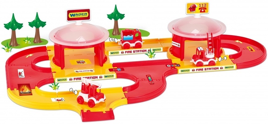 Ролевые игрушки Детский игровой набор пожарная Kid Cars 3D, Wader