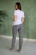 Штани Стильні штани для вагітних, чорно-білі, ТМ Dianora Фото №3