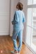 Піжами, домашні костюми Піжама для вагітних і годуючих мам Wendy, блакитний, Юла Мама Фото №6