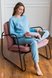 Пижамы, домашние костюмы Пижама для беременных и кормящих Wendy, голубой, Юла Мама Фото №1