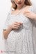 Плаття на кожен день Сукня для вагітних і годуючих мам BRIELLA, молочний з чорним горошком, Юла мама Фото №2