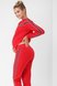 Брюки для беременных и кормящих мам Трикотажные брюки с низкой посадкой, красный трикотаж, ТМ Dianora Фото №1