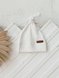 Чепчики, шапочки для новонародженних Шапочка-ковпачок Liam, світло-молочна, MagBaby Фото №1