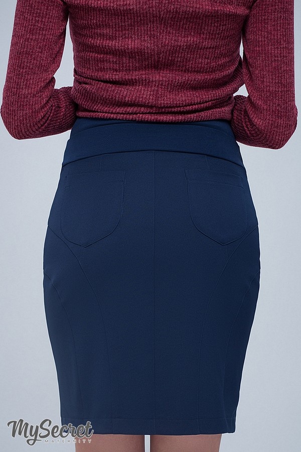 Юбки Прямая юбка для беременных ALMA, темно-синий, Юла мама