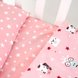 Постелька Сменная постель Zoo, 3 элемента, розового цвета, ТМ Twins Фото №2