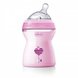 Пляшечки Пляшка Natural Feeling пластикова 250 мл, силіконова соска 2міс. + (Середній потік), рожева, Chicco Фото №1