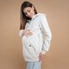 Світшоти, худі Худі з начосом для вагітних зі вставкою для дитини Кунжут, Love & Carry Фото №2