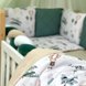 Постелька Комплект постельного белья в кроватку Happy night Зверята на аэроплане, 6 элементов, Маленькая Соня Фото №20