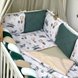 Постелька Комплект постельного белья в кроватку Happy night Зверята на аэроплане, 6 элементов, Маленькая Соня Фото №6