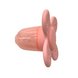 Ниблеры Силиконовый ниблер для первого прикорма Nibi Teether 2in1, розовый, KINDERENOK Фото №4