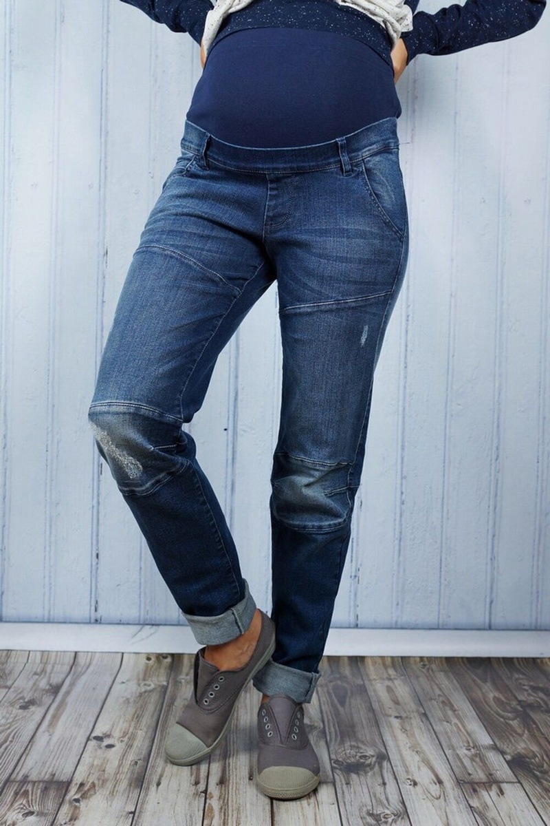 Джинси Штани джинсові жіночі з джинсової х / б тканини для вагітних, To be