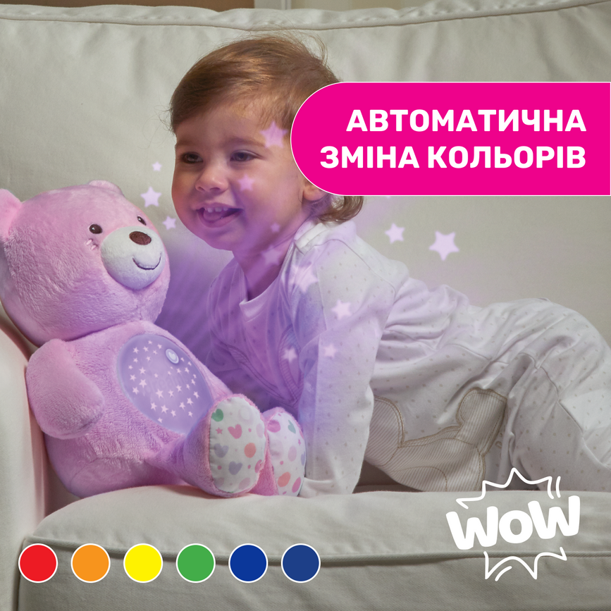 Іграшки на ліжечко, коляску, автокрісло Іграшка музична Chicco "Ведмежа"