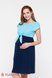 Плаття на кожен день Сукня для вагітних і годуючих мам CARTER аквамариновий с темно-синім, Юла мама Фото №4