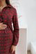 Плаття на кожен день Платье для беременных, шотландка красная 4206210, To be Фото №2