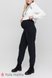 Джинси Джинси для вагітних Mom Jeans з високою спинкою FLORENCE, темно-сірий з потертостями, чорна варка, Юла Мама Фото №4
