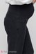 Джинси Джинси для вагітних Mom Jeans з високою спинкою FLORENCE, темно-сірий з потертостями, чорна варка, Юла Мама Фото №2