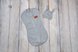 Пелюшки-кокони Євро пелюшка на блискавці + шапочка, сірий меланж, ТМ MagBaby Фото №6