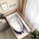 Бортики в ліжечко Захисний бортик-валик з малюнком (Діно), синього кольору, ТМ Маленька соня Фото №11