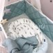 Постелька Комплект постельного белья в кроватку Baby Mix Перо мята, 6 элементов, Маленькая Соня Фото №6