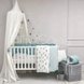 Постелька Комплект постельного белья в кроватку Baby Mix Перо мята, 6 элементов, Маленькая Соня Фото №1