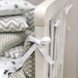 Постелька Комплект детского постельного белья Baby Design Stars в стандартную кроватку, 6 элементов, серо-бежевый, Маленькая Соня Фото №12