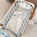 Постелька Комплект постельного белья, дизайн "Звездочки", голубого цвета, ТМ Baby Chic Фото №3