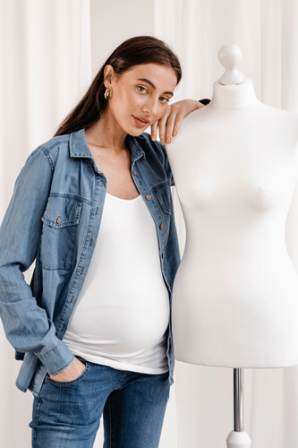 Блузы, рубашки Рубашка для беременных и кормящих мам 4162463 варка1, To be