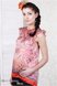 Туники Блуза-туника для беременных Samanta, кораллово-морковный с принтом, Юла Мама Фото №2