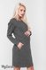 Платья на каждый день Платье для беременных и кормящих мам BROOK, темно-серый меланж, Юла мама Фото №4