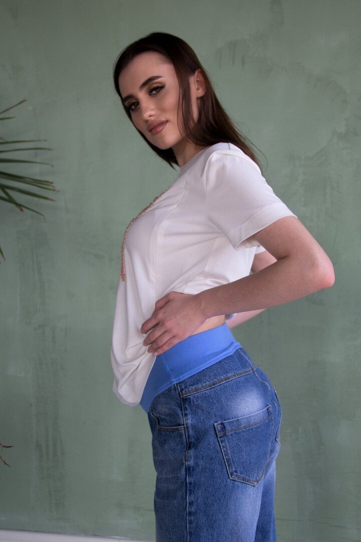 Джинси Джинсові штани для вагітних, ТМ Dianora