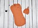 Пелюшки-кокони Євро пелюшка на блискавці з шапочкою Merely, карамельна, MagBaby Фото №2