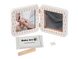 Беби Арт - памятные подарки Двойная рамочка с отпечатком Медно-белая, ТМ Baby art Фото №2
