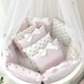 Постелька Комплект детского постельного белья Shine ЗигЗаг, в круглую кроватку, 6 элементов, розовый, Маленькая Соня Фото №6