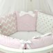 Постільна білизна Комплект дитячої постільної білизни Shine ЗігЗаг в кругле ліжечко, 6 елементів, рржевий, Маленькая Соня Фото №5