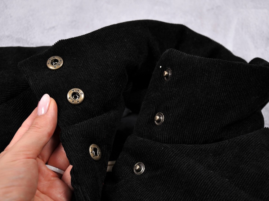 Куртки и пальто Вельветовая куртка бомбер Line, черная, MagBaby