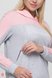 Спортивні костюми Костюм для вагітних і годуючих мам WILLOW, сірий меланж з молочним, Юла мама Фото №2