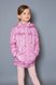 Куртки и пальто Куртка-ветровка детская для девочки Цветочки, розовая, Модный карапуз Фото №1