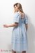 Платья на каждый день Летнее платье для беременных и кормящих мам AURORA голубой, Юла мама Фото №6