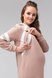 Платья на каждый день Платье худи для беременных и кормящих мам с капюшоном 2143 1501, бежевое, ТМ Dianora Фото №3