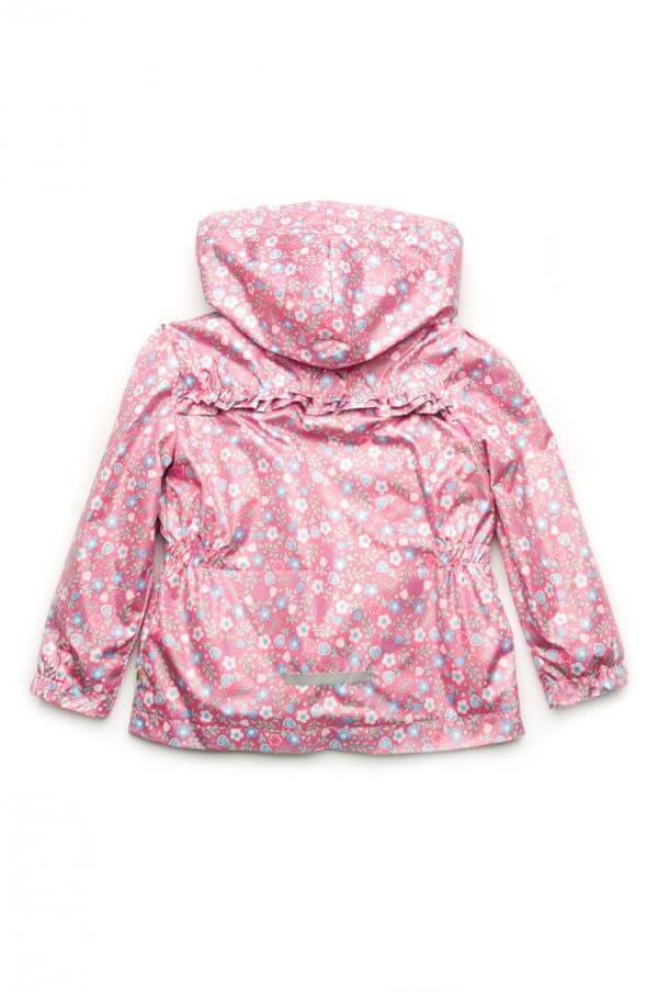 Куртки і пальта Куртка-вітровка дитяча для дівчинки, рожева, Модний карапуз