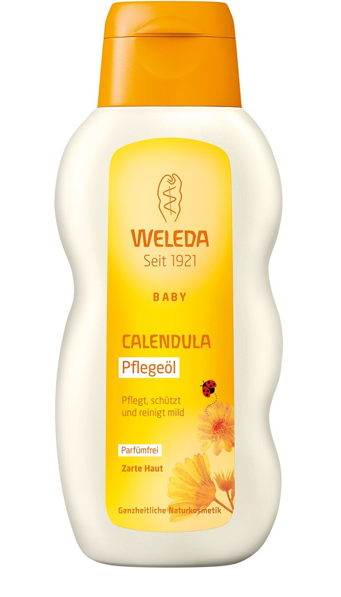 Органическая косметика для малыша Масло для младенцев календула, 200 мл, Weleda